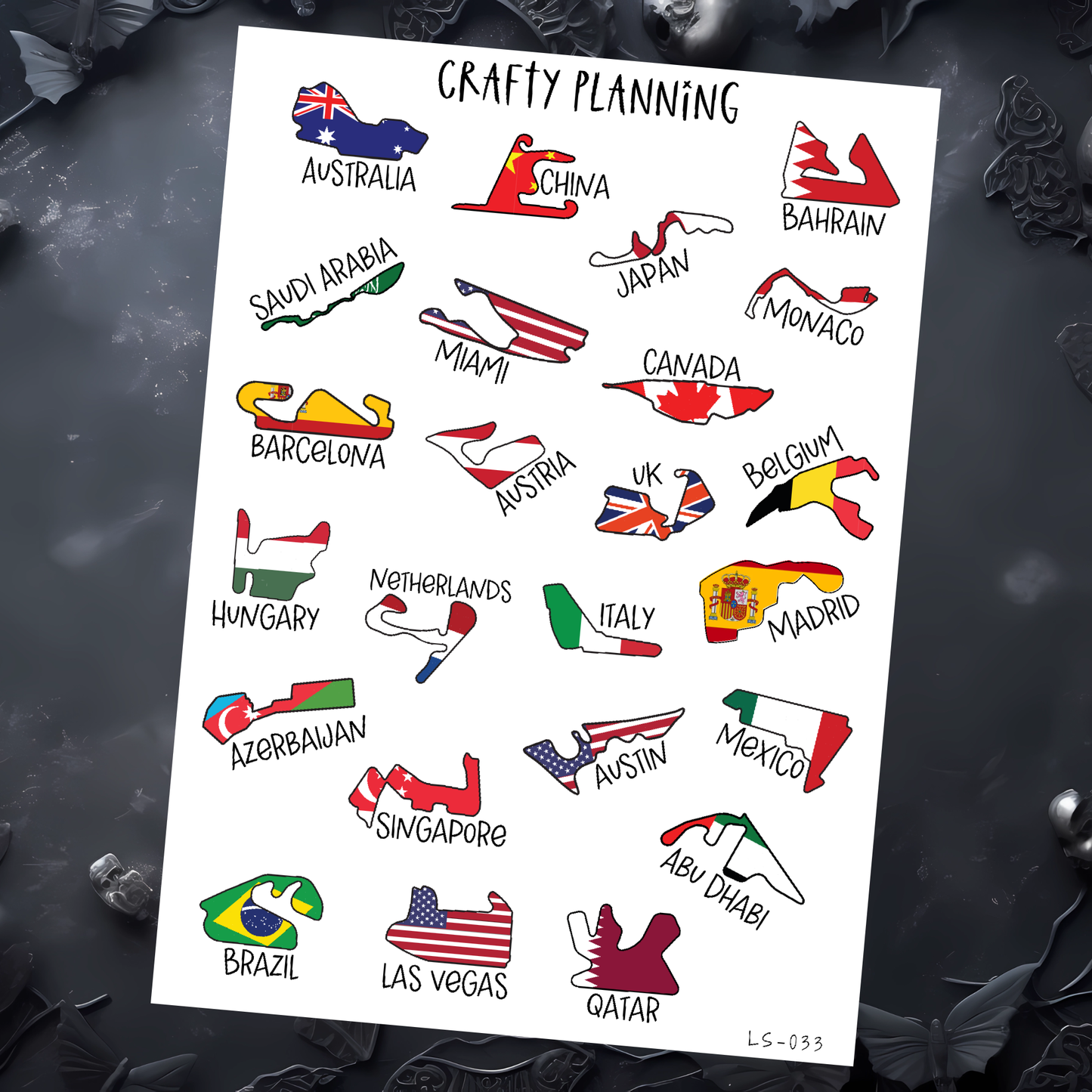 FORMULA ONE CIRCUITS