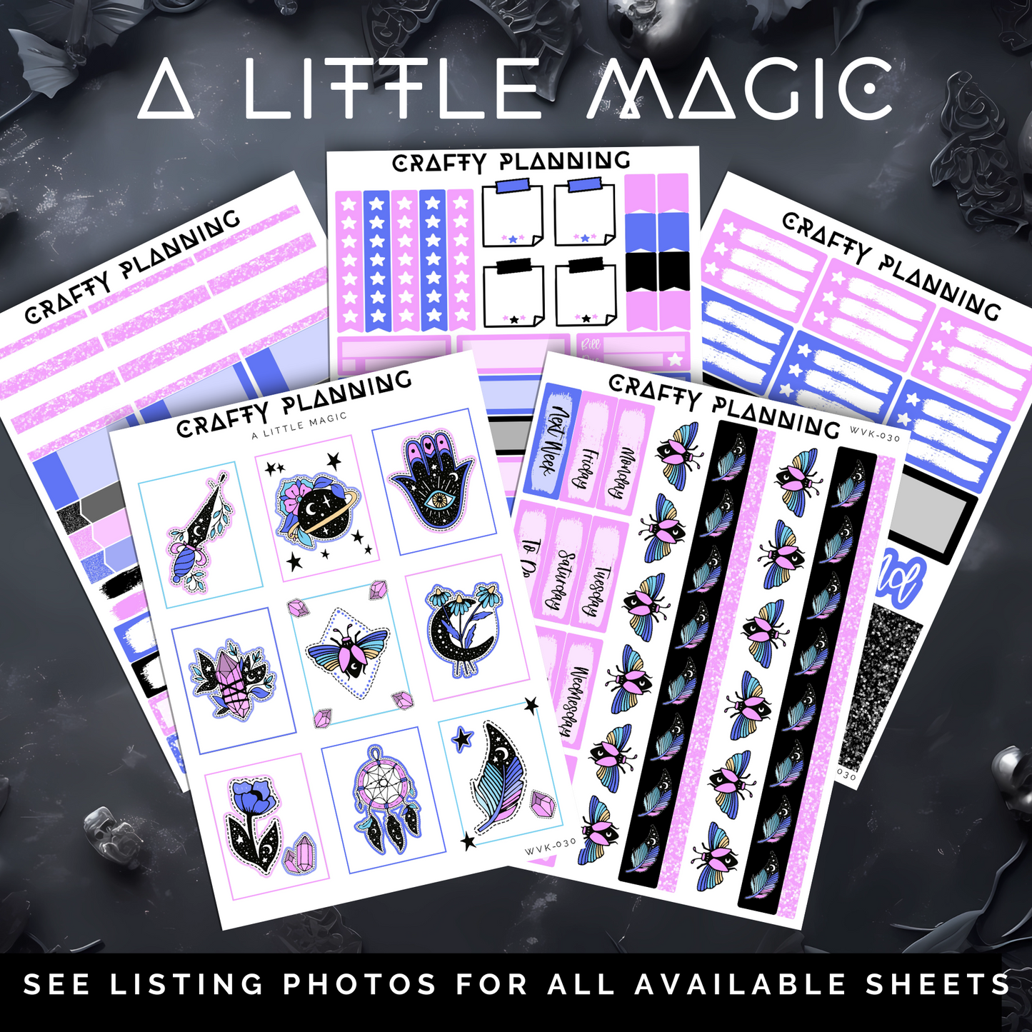 A Little Magic - Weekly Vertical Planner Kit