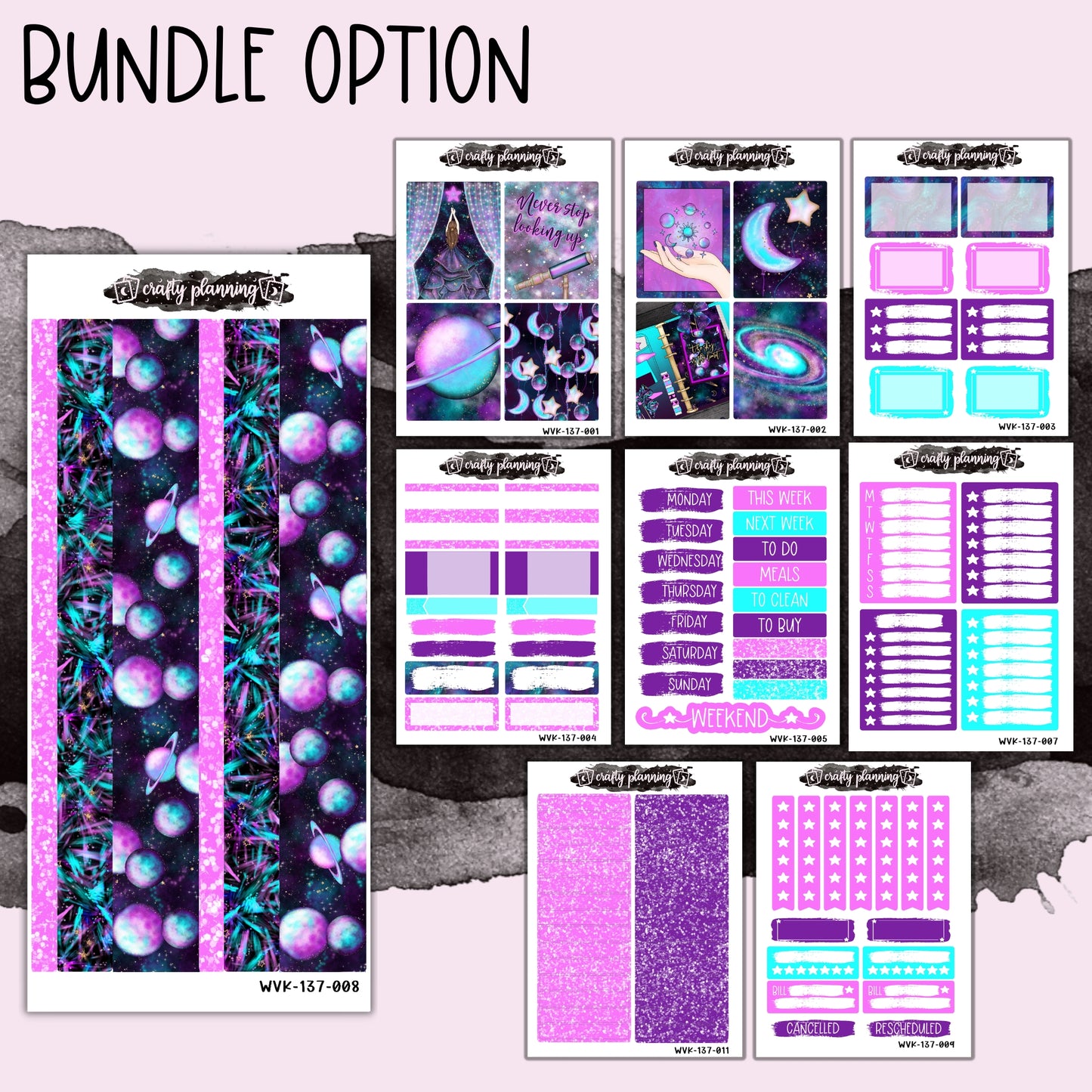 The Sky Is The Limit - Vertical Planner - Mix & Match Kits
