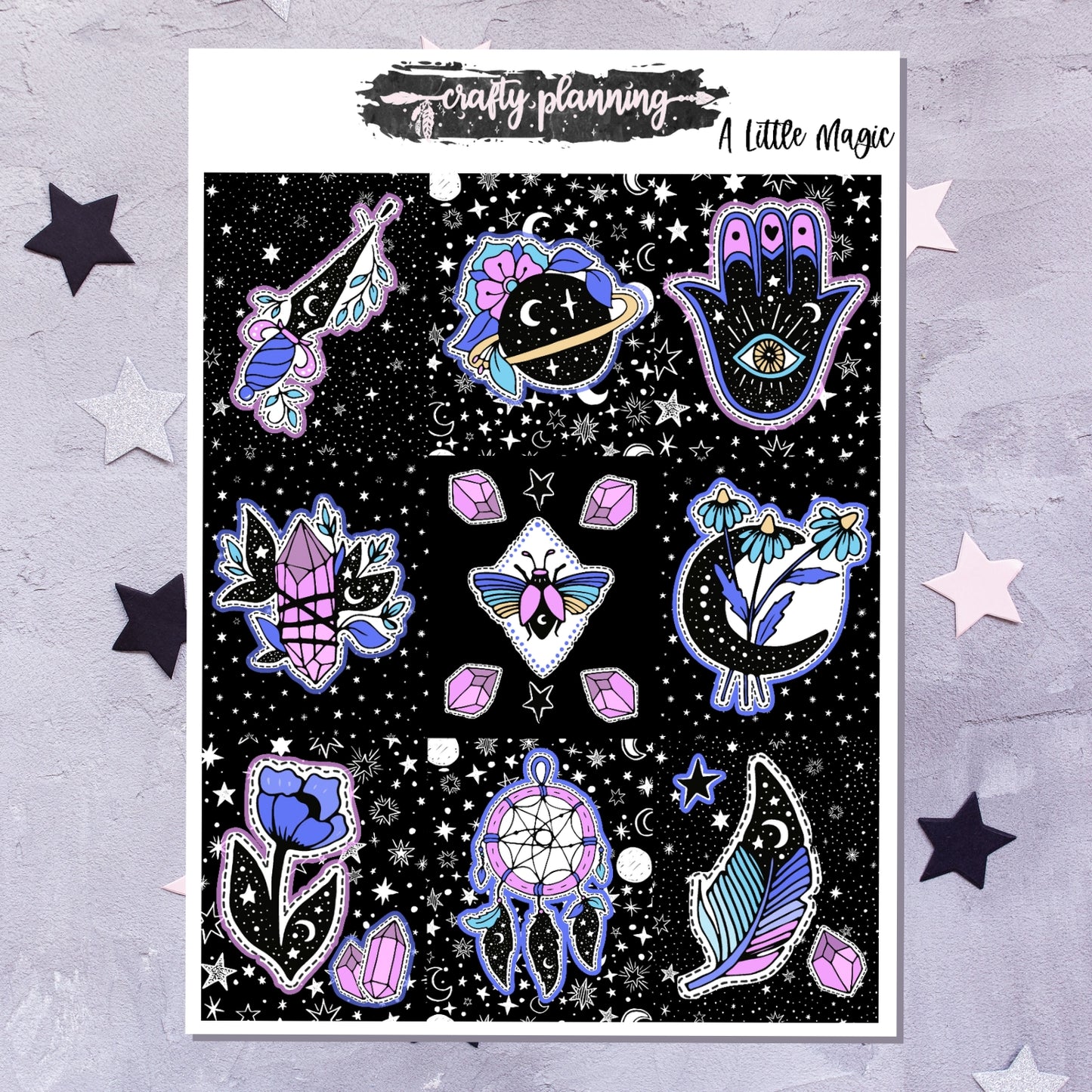 A Little Magic - A La Carte - Weekly Vertical Planner Kit