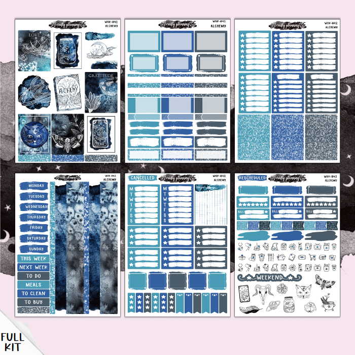 Alchemy - A La Carte - Weekly Vertical Planner Kit
