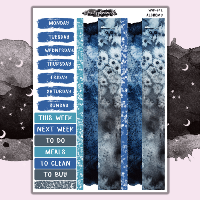 Alchemy - A La Carte - Weekly Vertical Planner Kit