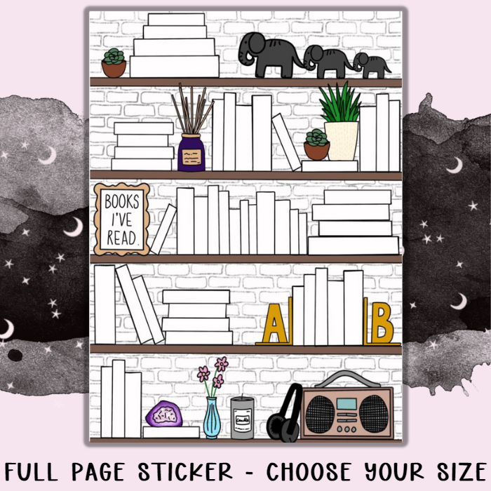 Book Tracker - Full Page Sticker