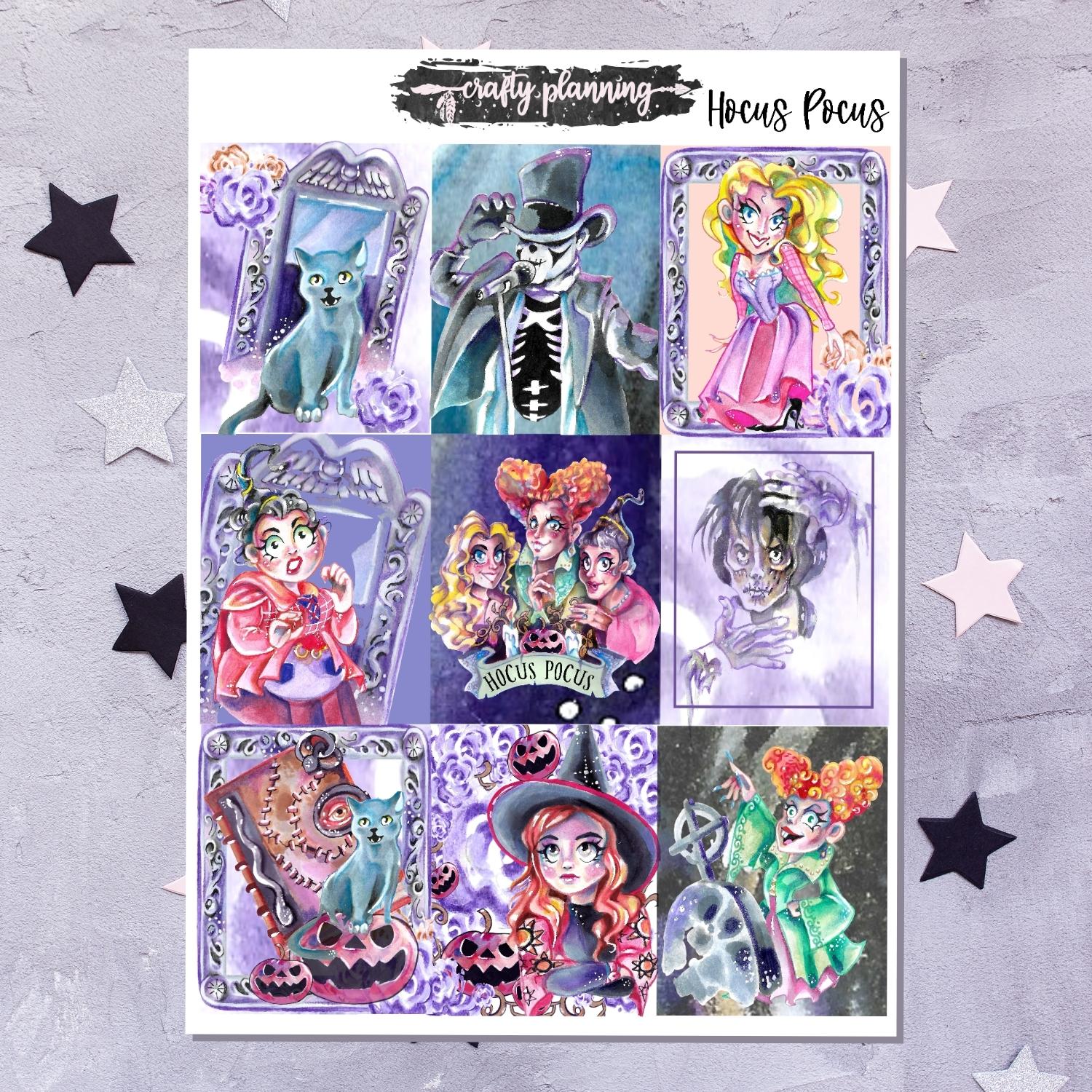 Hocus Pocus - A La Carte - Weekly Vertical Planner Kit – Crafty ...