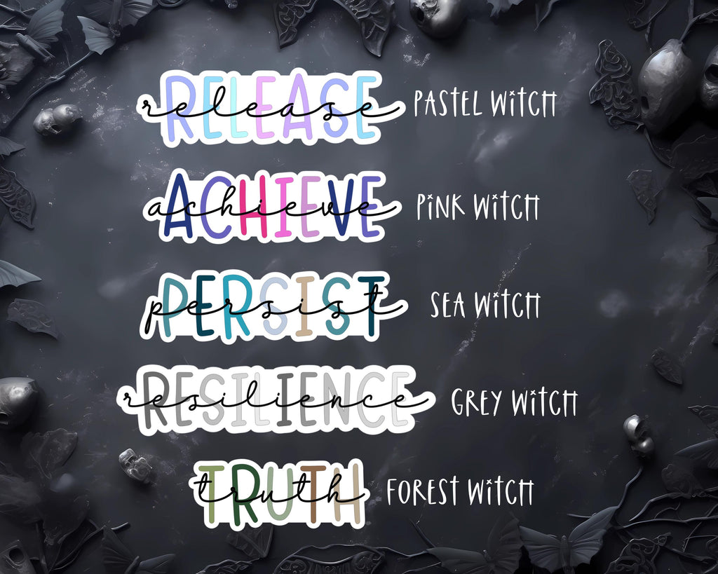 2026 Planner Stickers - New Year Positivity Vinyl Decals for Journals & Planners