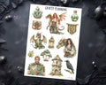 Dragon Stickers - Fantasy Deco Sticker Sheet | Planner & Journal Supplies