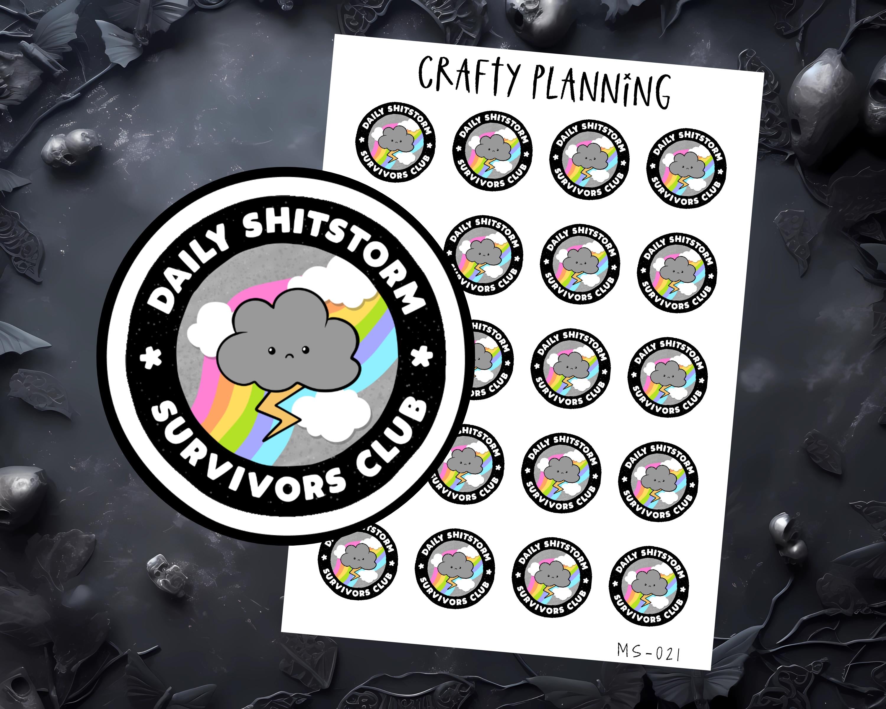 Bad Day Stickers - Sassy Planner & Journal Decals | Funny Swear Word Stickers