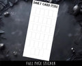 Tarot Sticker Sheet - Full Page Planner Stickers | Witchcraft & Divination Designs