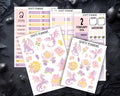 Planner Sticker Kit – Monthly & Weekly Hobonichi Cousin Stickers | Fantasy Dragon Decals