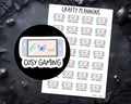 Gaming Stickers - Gamer Planner Decals & Cozy Game Night
