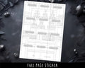 Pantry Inventory Stickers – Kitchen Inventory Labels & Meal Planning Stickers for Planners