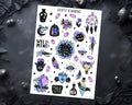 Witchy Planner Stickers – Occult Sticker Set | Gothic Planner Decals & Pagan Journal