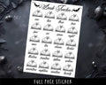 Reading Stickers - Book Tracker Stickers for A5 Planners | Full Page Matte Paper