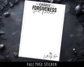 Full Page Sticker - Mood Tracker & Planner Insert Stickers for A5 Journals