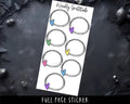 Gratitude Tracker Stickers - Full Page Planner Stickers for Weekly Gratitude & Manifestation