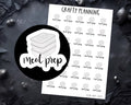 Meal Prep Stickers - Functional Planner Icons | Hand Drawn Food Planning Sheets