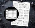 Anxiety Tracker Stickers – Planner & Journal Mental Health Weekly Tracker