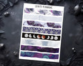 Witchy Planner Stickers – Celestial & Witchcraft Torn Paper Sheets