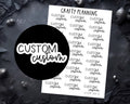 Custom Script Stickers – Personalised Planner Stickers | Matte Vinyl Sheets