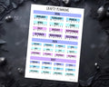 Hobonichi Cousin Stickers - 2026 Year At A Glance Planner Setup Sheets