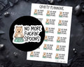 Spoonie Sticker Sheet – Fibro Planner Stickers | Bullet Journal Deco Scrapbook