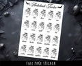 Bookish Stickers – Full Page Planner Stickers for Reading & Audiobook Tracker