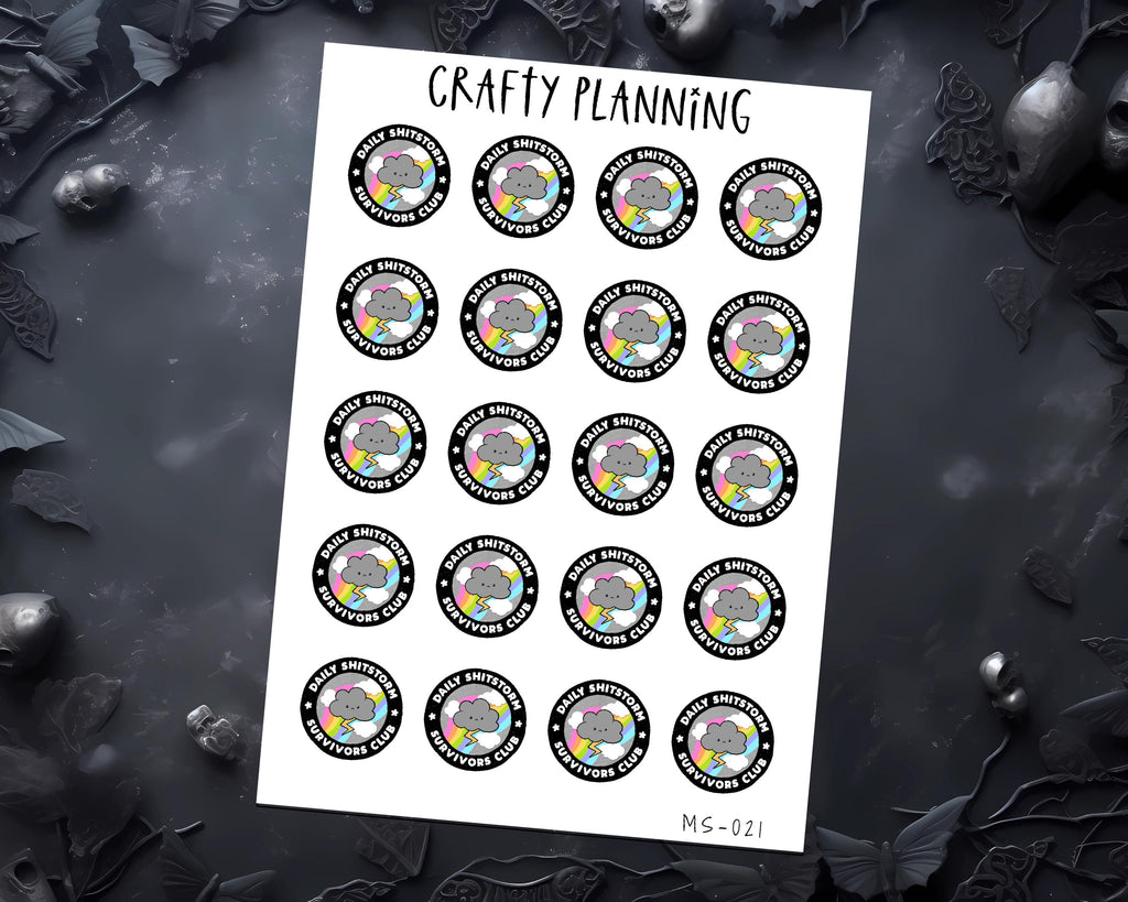 Bad Day Stickers - Sassy Planner & Journal Decals | Funny Swear Word Stickers