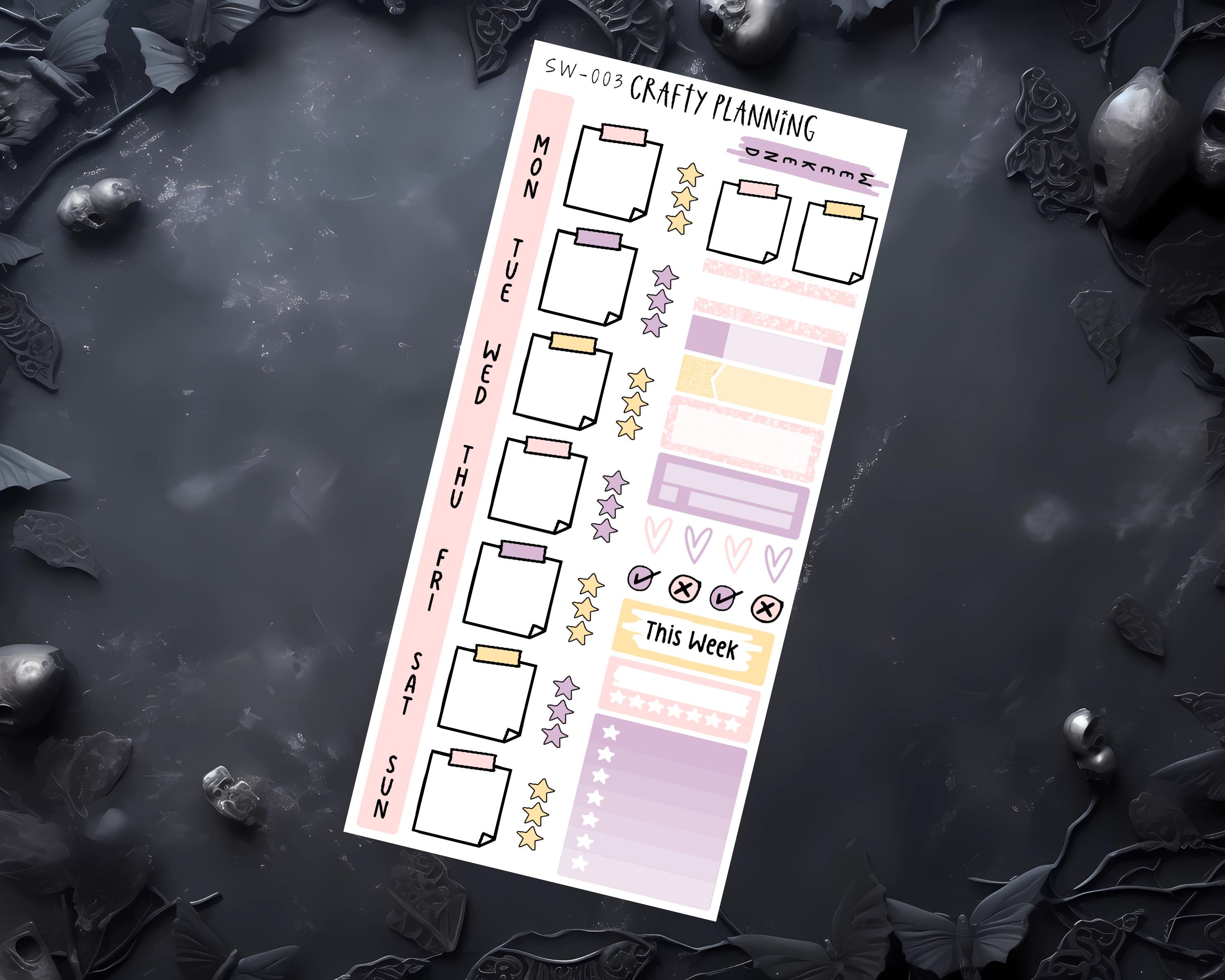 Dragon Planner Stickers – Witchy Planner Kit | Monthly & Weekly Kits | Sterling Ink N2