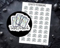 Tarot Stickers – Witchy Oracle & Planner Icons on Matte Sticker Paper