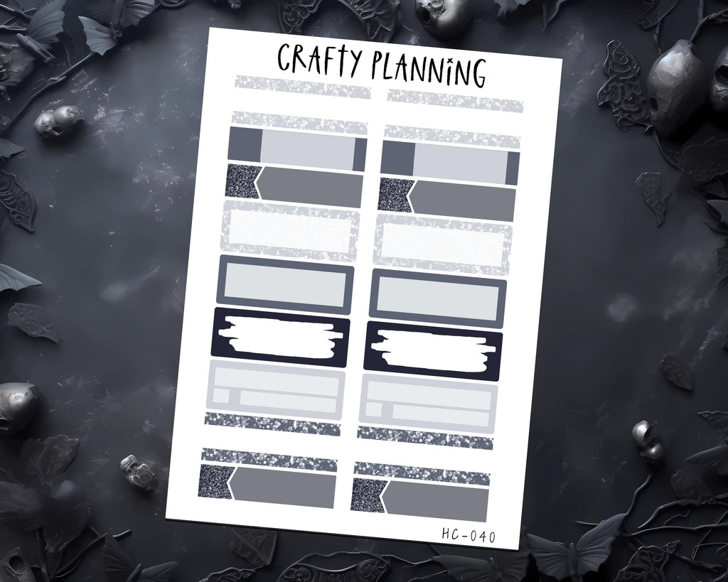A5 Planner Stickers – Winter Planner Kit | Witchy & Moon Sticker Set