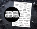 Relationship Tracker Stickers – Planner, Valentines & Date Night Decals