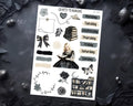 Moon Stickers - Bookish & Witchy Planner Stickers | Journalling Kit Celestial
