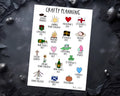 UK Holiday Stickers – Bank Holiday Planner Sheets With Hand Drawn Icons