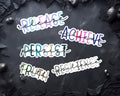 2026 Planner Stickers - New Year Positivity Vinyl Decals for Journals & Planners