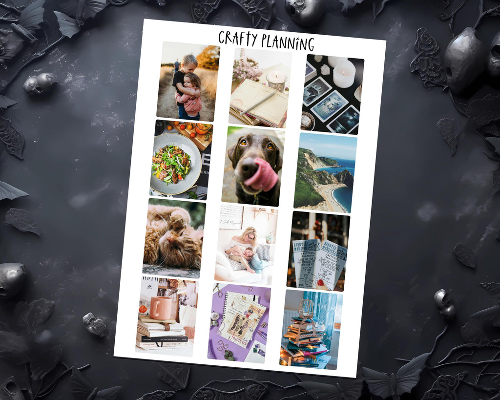 Custom Photo Stickers - Planner & Journal Stickers | Memory Keeping, Visionboard, Monthly