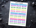 Cousin Year At A Glance 2026 Planner Stickers – Hobonichi Cousin A5 Setup