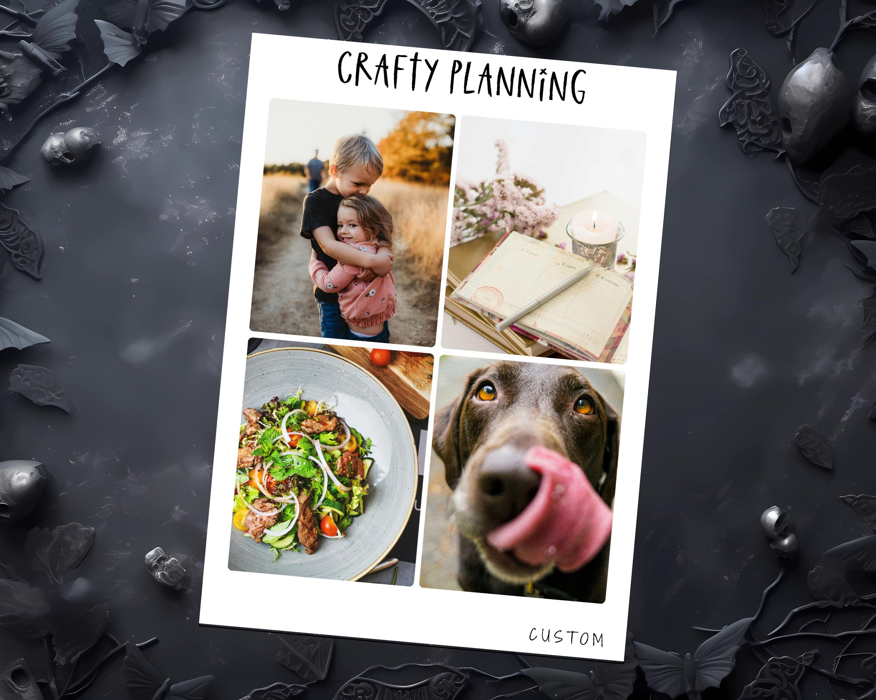 Custom Photo Stickers - Planner & Journal Stickers | Memory Keeping, Visionboard, Monthly
