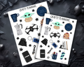 BEST DAD IN THE GALAXY - PLANNER DECO STICKER SHEET