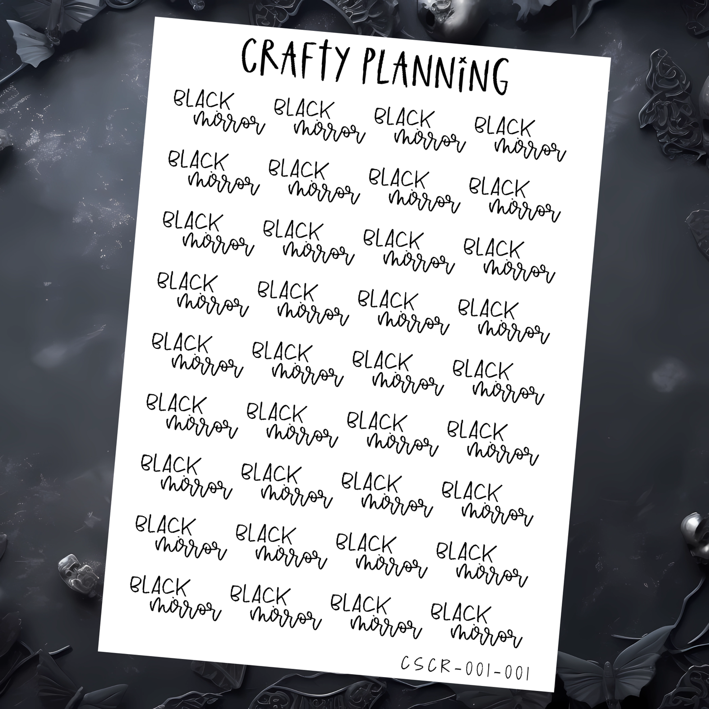 CUSTOM TV SCRIPT STICKERS