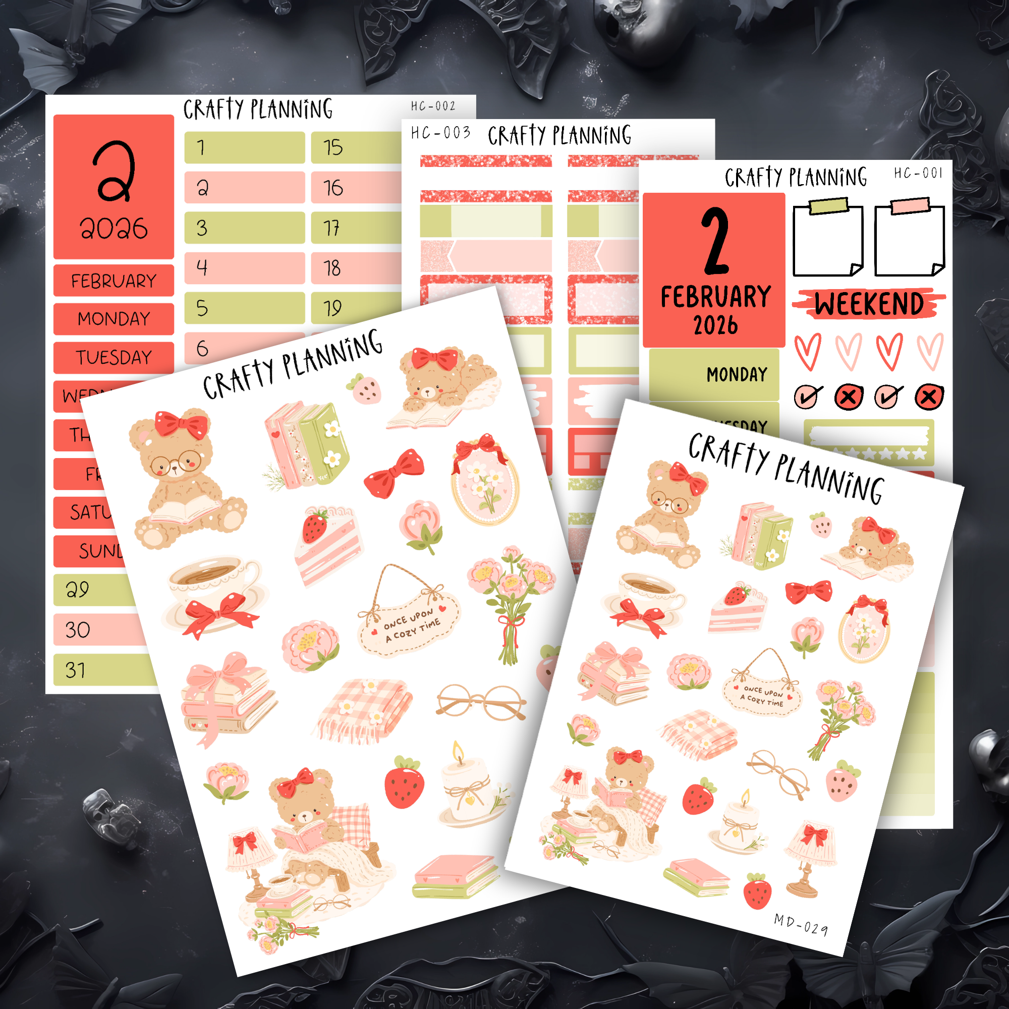 BOOKISH STRAWBERRY BEAR - HOBONICHI COUSIN