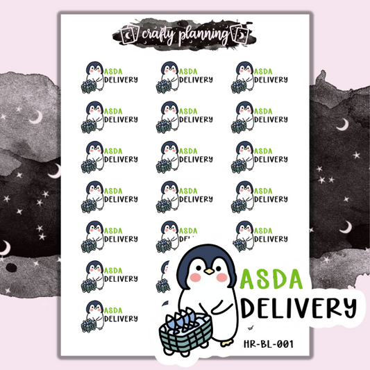 Blue The Penguin Food Shop - Mini Sticker Sheet