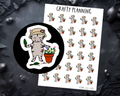 Crafty Cat Gardening - Mini Sticker Sheet