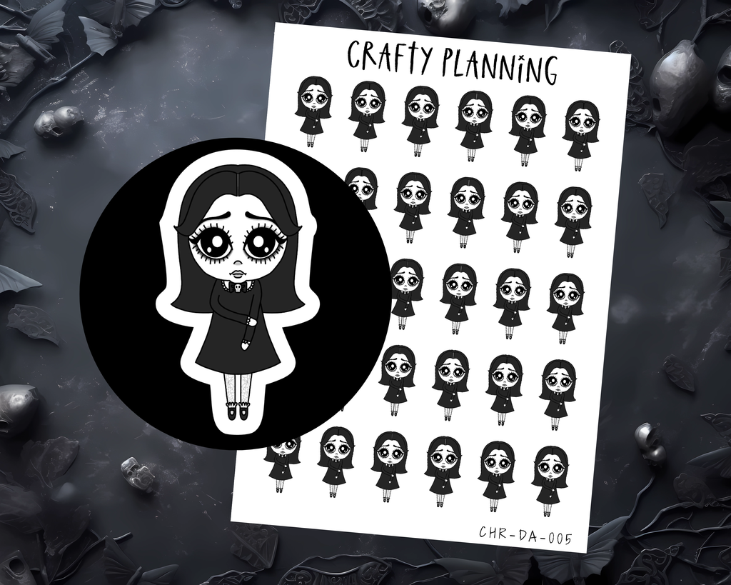 Anxiety - Dark Alice - Mini Sticker Sheet