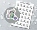 Knitting Dragon Character