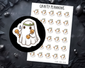 Gym Workout Planner Stickers - Hauntie Ghost Character