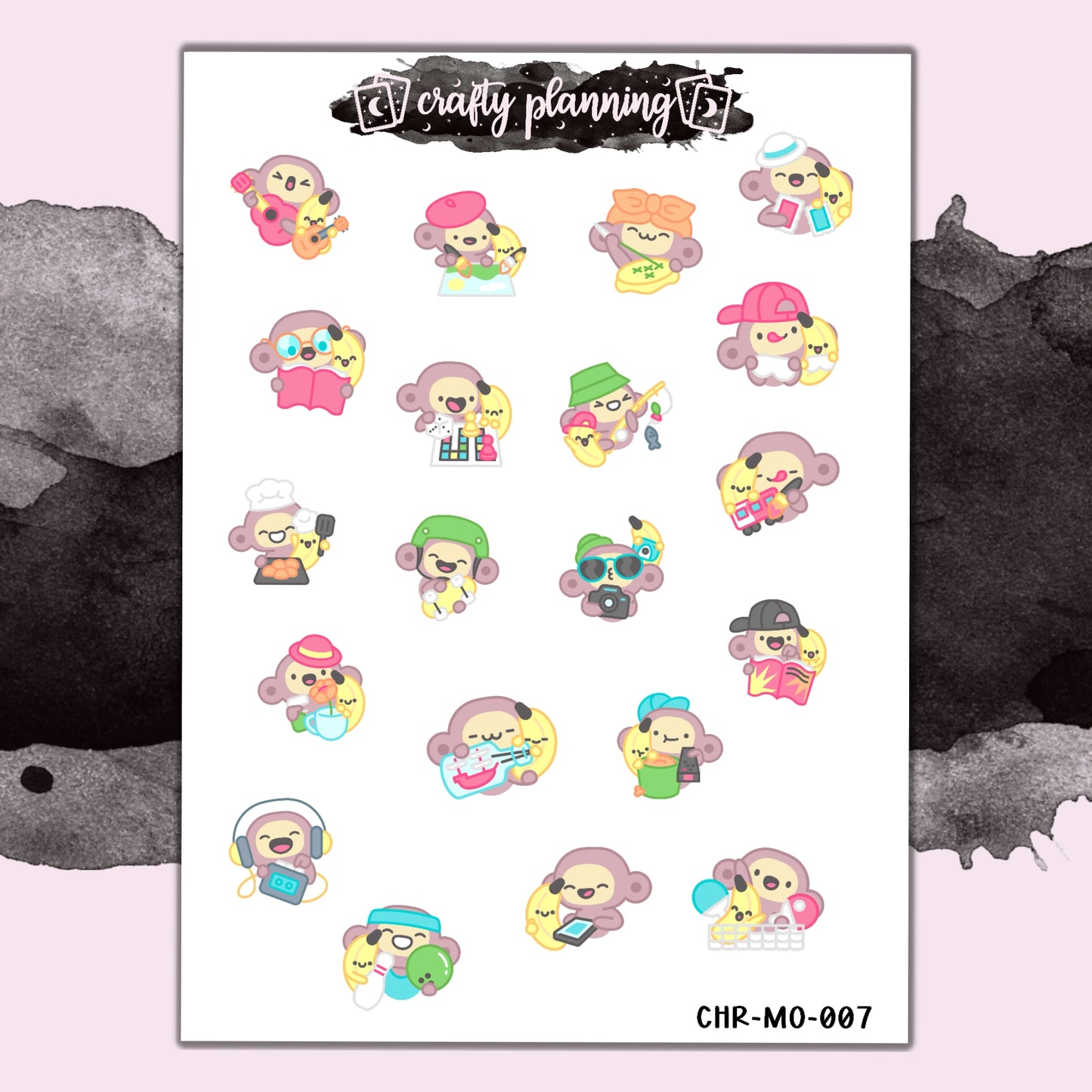 Hobbies Monana Sampler - Character Stickers