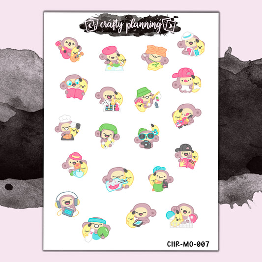 Hobbies Monana Sampler - Character Stickers