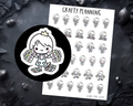 Planner Time, Stationery Stickers For Planner & Journals - Cute Character Stickers