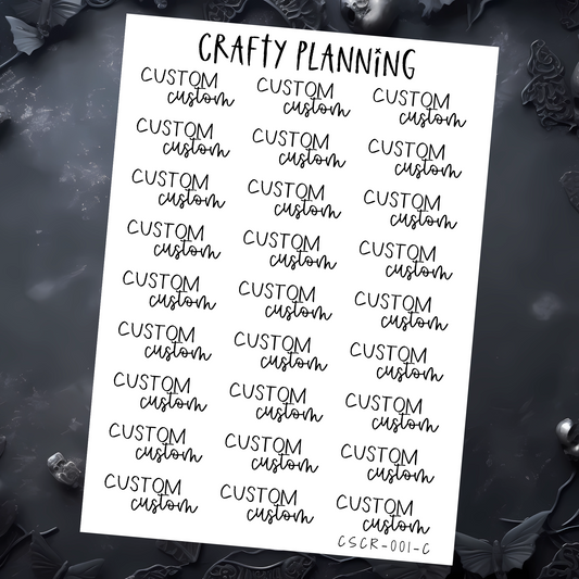 CUSTOM SCRIPT 1C
