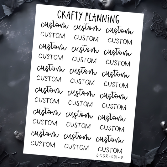CUSTOM SCRIPT 1D